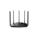 Tenda TX12 PRO bezvadu rūteris Ātrais Ethernet Divkāršā frekvenču josla (2.4 GHz / 5 GHz) Melns
