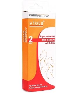 Farmabol Viola super ankstyvo nėštumo testas nuo 8 dienos, 2 vnt.