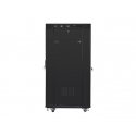 Lanberg FF01-8027-12BL püstik 27U Eraldiseisev serverikapp Must