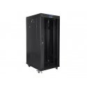 Lanberg FF01-8027-12BL телекоммуникационная стойка 27U Отдельностоящая стойка Черный