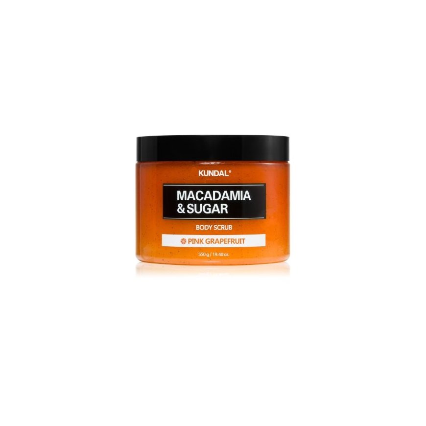 Kundal Macadamia & Sugar Pink Grapefruit Body Scrub 550 g