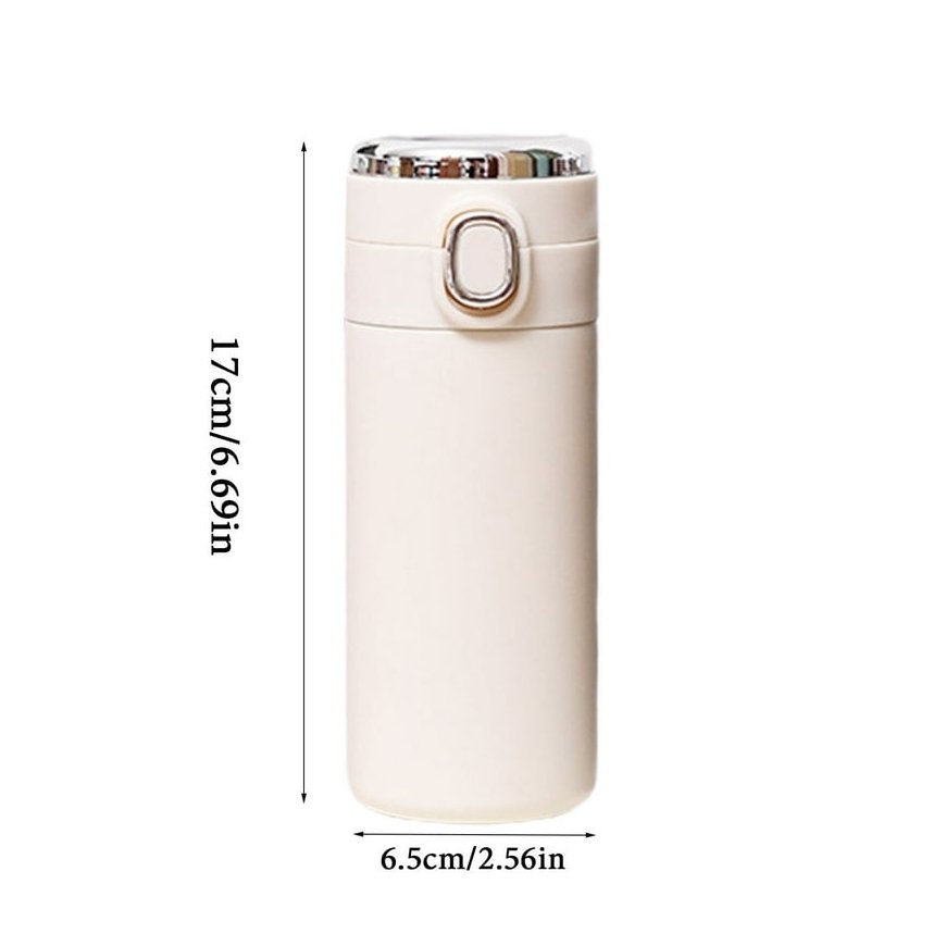 Auksinė termosinė 420 ml su LED.