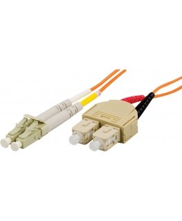 Deltaco LCSC-2M InfiniBand/fibre optic cable 2x LC 2x SC Оранжевый