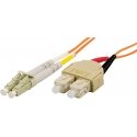 Deltaco LCSC-2M „InfiniBand“ arba pluoštinis optinis kabelis 2x LC 2x SC Oranžinė Deltaco LCSC-2M „InfiniBand“ arba pluoštinis optinis kabelis 2x LC 2x SC Oranžinė