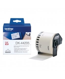 Brother DK-44205 markeerimisteip Must valgel taustal