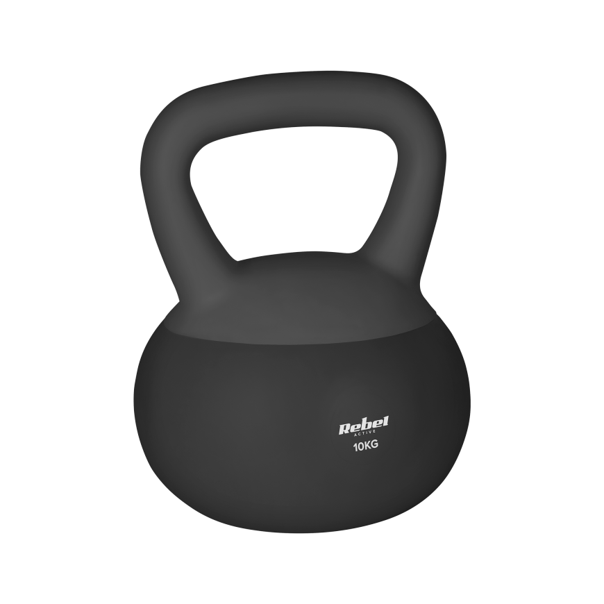 Soft Kettlebell minkštas vinilas 10 kg REBEL ACTIVE – 2