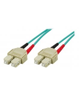 Deltaco SCSC-60 InfiniBand/fibre optic cable 0.5 m 2x SC Blue
