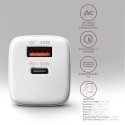 Axagon ACU-PQ30W Ladegerät QC3.0.4.0/AFC/FCP/PPS/Apple+ PD USB-C 30W - weiß - USB Typ C