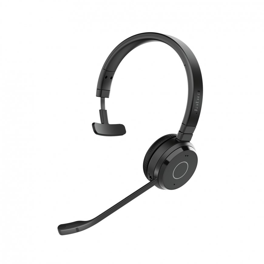 Jabra Evolve 65 TE Austiņas Vadu & Bezvadu Birojs / zvanu centrs USB Type-A Bluetooth Melns