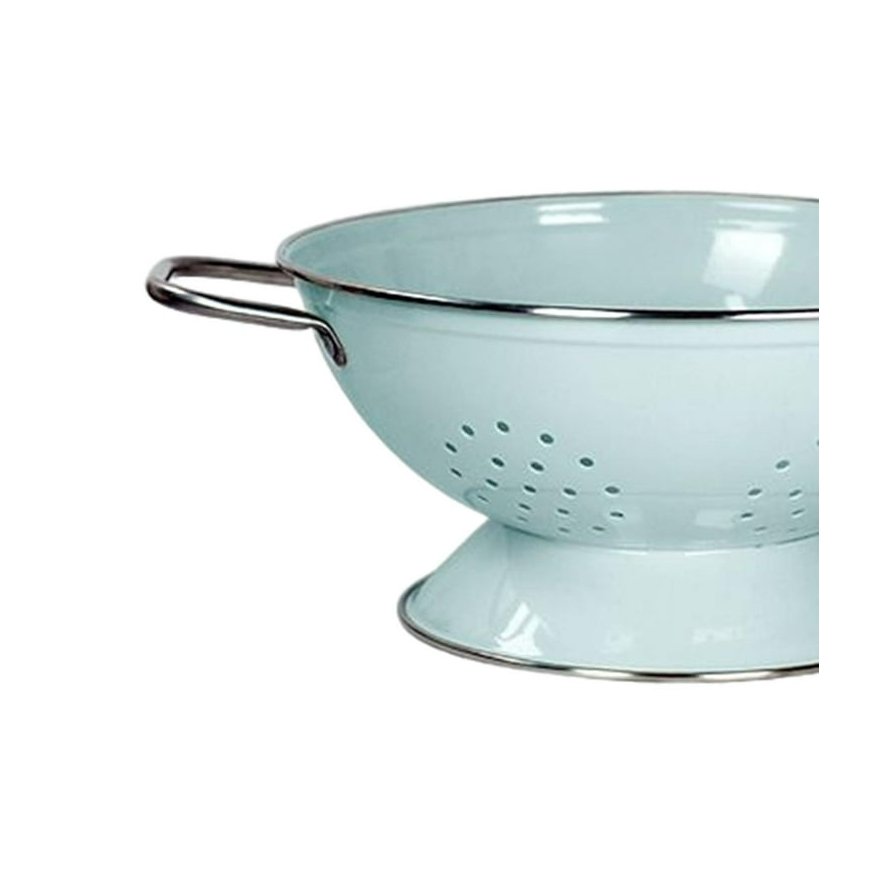 Enamelled colander 22.5cm cream – 2