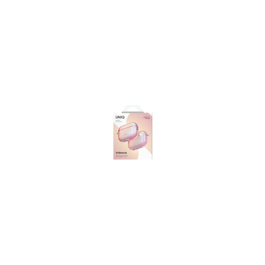 Case UNIQ Iridescia for AirPods Pro 3 Hang Case pink prism – 2