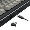 REDRAGON K734SP-RGB-PRO WILDSLASH PRO klaviatuur USB + RF Wireless + Bluetooth Must, Hall