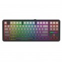 REDRAGON K734SP-RGB-PRO WILDSLASH PRO näppäimistö USB + RF Wireless + Bluetooth musta, Harmaa