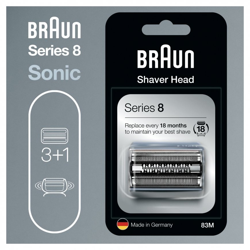 Braun Series 8 Cassette 83M Skutimo galvutė – 3