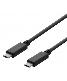 Deltaco USBC-2003 USB-kaabel USB 2.0 3 m Must