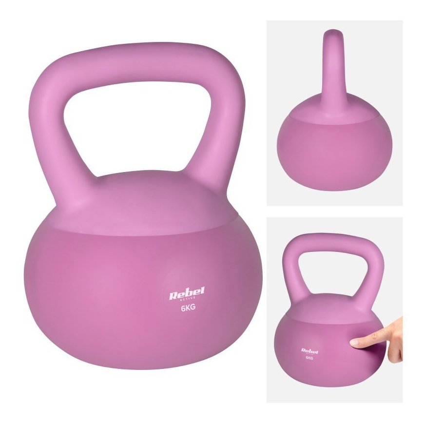 Minkštas keturgalvis 6 kg REBEL ACTIVE iš minkšto vinilo – 2