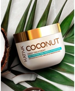 KATIVA COCO intensyvi rekonstrukcinė ir blizgesio procedūra 300 ml