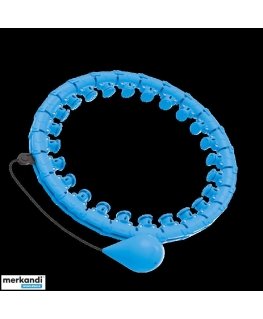 Smart Hula Hop painonpudotuskela, jossa on ulkonemia ja paino 50 cm, sininen, REBEL ACTIVE