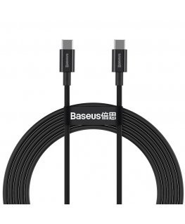 Baseus Superior USB-kaapeli USB 2.0 1 m USB C musta