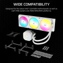 Corsair Nautilus 360 RS ARGB Liquid Процессор All-in-one liquid cooler Белый 1 шт