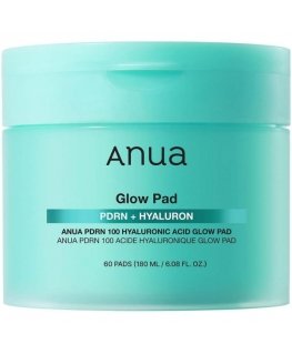 Anua PDRN + Hyaluron 100 Glow Pad facial pads with hyaluronic acid, 180 ml