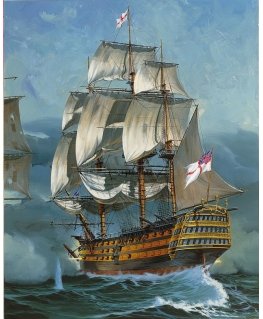 Revell H.M.S. Victory Jūras kuģa modelis Montāžas komplekts 1:225