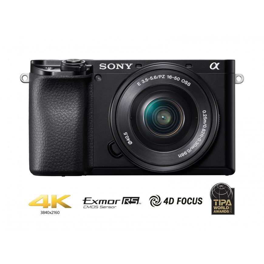 Sony α 6100 MILC 24,2 MP CMOS 6000 x 40000 pikseliai Juoda – 2