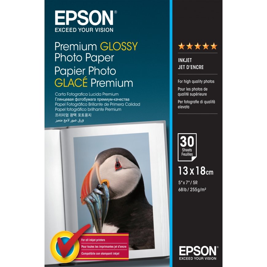Epson Premium Glossy Photo Paper, 130