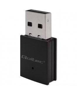 Qoltec Bezvadu Ultra ātra mini WiFi 6 adapteris | Standarts AX | Bluetooth 5.4 | USB | 900Mbps
