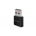 Qoltec Wireless Ultra-Fast Mini WiFi 6 Adapter | AX Standard | Bluetooth 5.4 | USB | 900Mbps Qoltec Wireless Ultra-Fast Mini WiFi 6 Adapter | AX Standard | Bluetooth 5.4 | USB | 900Mbps