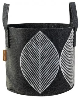 Blue Rectangular woven basket, 24x34x18 cm, navy blue