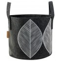 Blue Rectangular woven basket, 24x34x18 cm, navy blue Blue Rectangular woven basket, 24x34x18 cm, navy blue