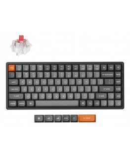 Keychron K2 Max keyboard Universal USB + RF Wireless + Bluetooth Black, Grey