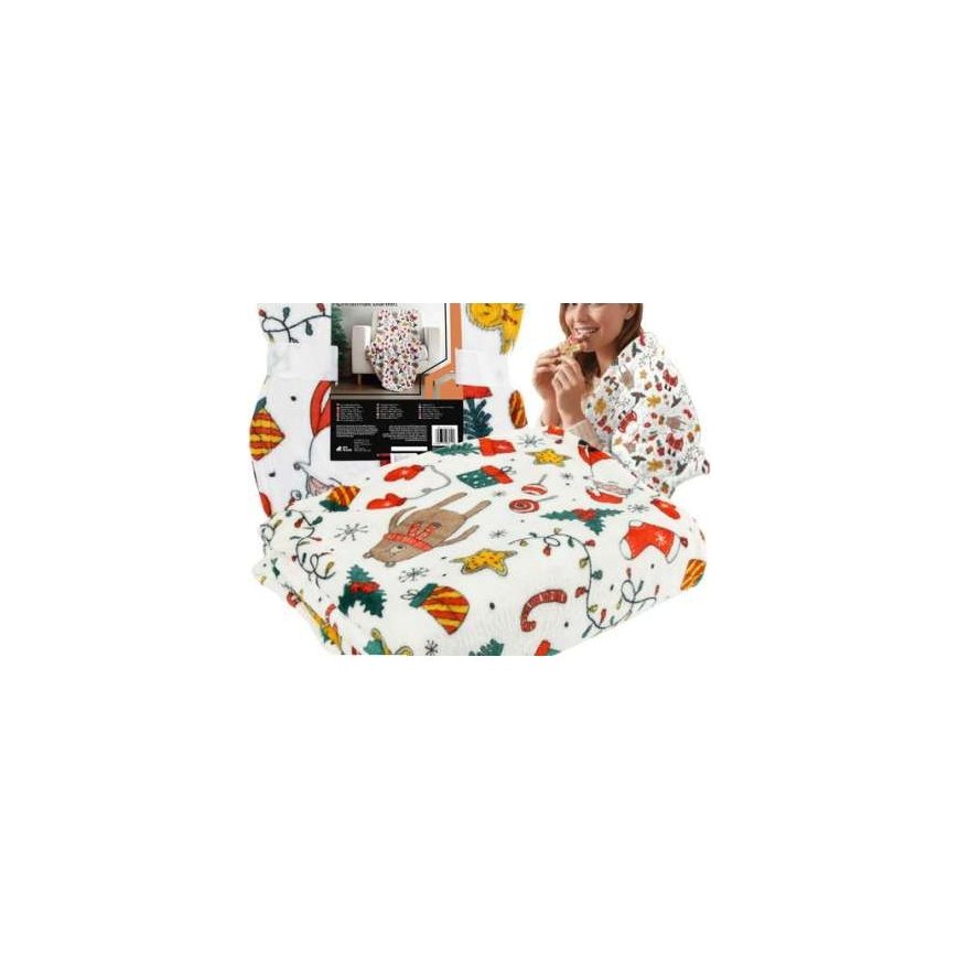 Kalėdinis antklodė 1.5x2m Ruhhy 26608 – 2