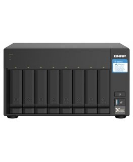 QNAP TS-832PX NAS Tower Annapurna Labs AL324 4 GB DDR4 0 TB QNAP Turbo System Aliuminis, Juoda