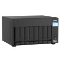 QNAP TS-832PX NAS Tower Annapurna Labs AL324 4 GB DDR4 0 TB QNAP Turbo System Alumiini, musta