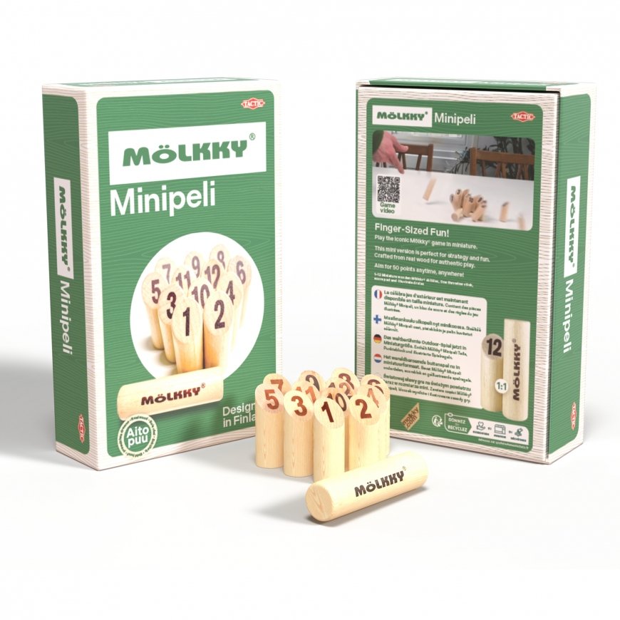 Tactic Mölkky Minipeli 10 min Stalo žaidimas Šeima – 3