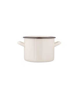 Suora kattila 2,2l dia. 16cm h. 12cm kerma/kuori tumma