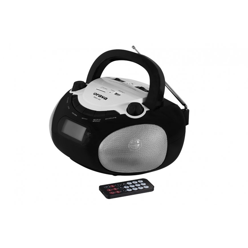 Orava RSU-05 radio Pārnesams Digitāls Melns, Sudrabs