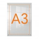 Nobo Premium Plus A3 balta lenta 420 x 297 mm Akrilas