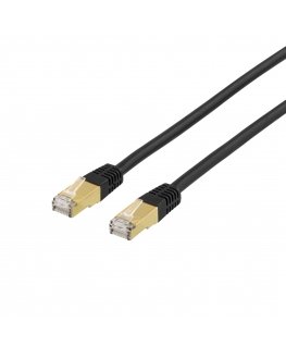 Deltaco STP-72S networking cable Black 2 m Cat7 S/FTP (S-STP)
