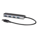 i-tec Metal U3HUB448 sąsajos šakotuvas USB 3.2 Gen 1 (3.1 Gen 1) Type-A 5000 Mbit/ai Pilka i-tec Metal U3HUB448 sąsajos šakotuvas USB 3.2 Gen 1 (3.1 Gen 1) Type-A 5000 Mbit/ai Pilka