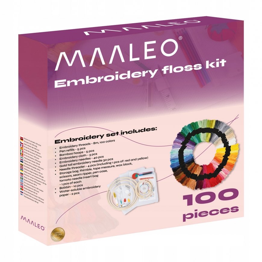 Maaleo Siuvinėjimissarja „Floss“ 100 väriä 25724