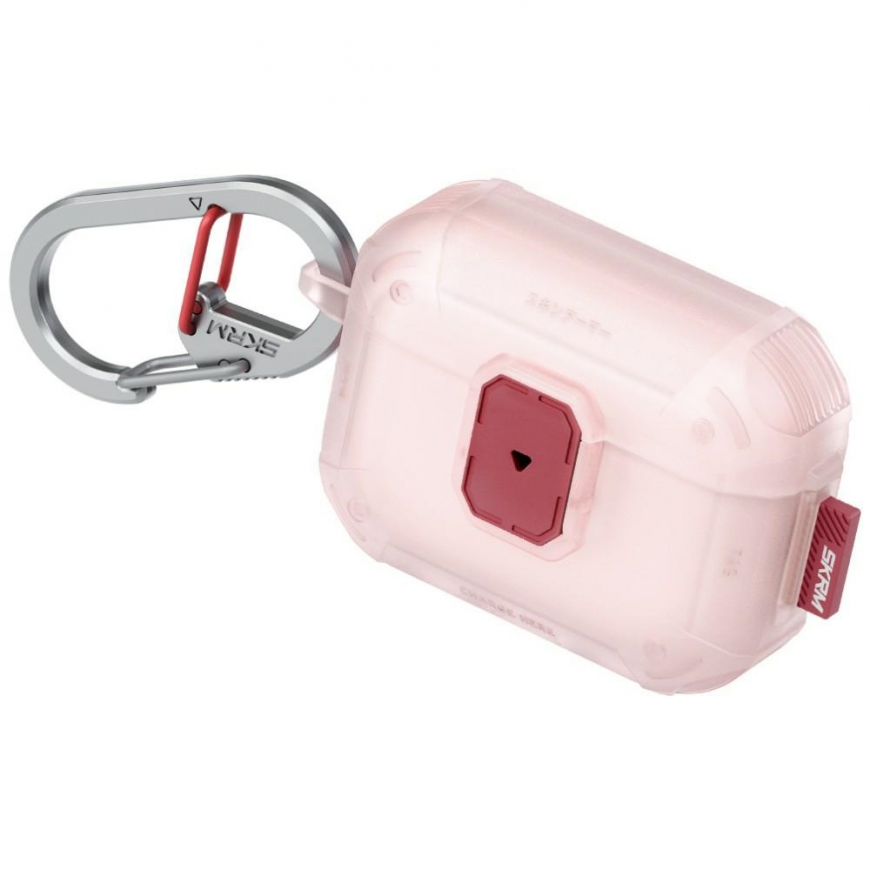 Etui Skinarma Mecha LE do AirPods Pro 3 Frost Blush