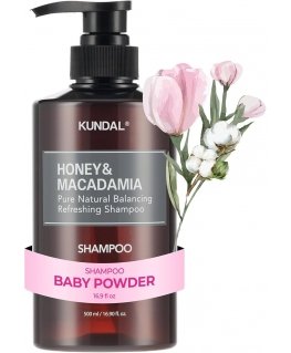 Kundal Honey & Macadamia Bērnu Pulveris Dabisks Mitrinošs Šampūns (Nature Šampūns)
