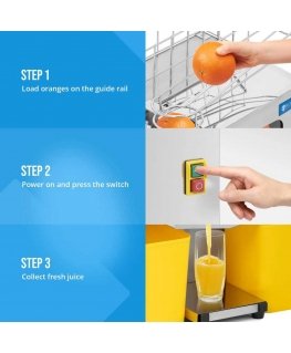 Royal Catering Pusiau automātiskā apelsīnu sulčiaspiede 20 gab/min 120 W