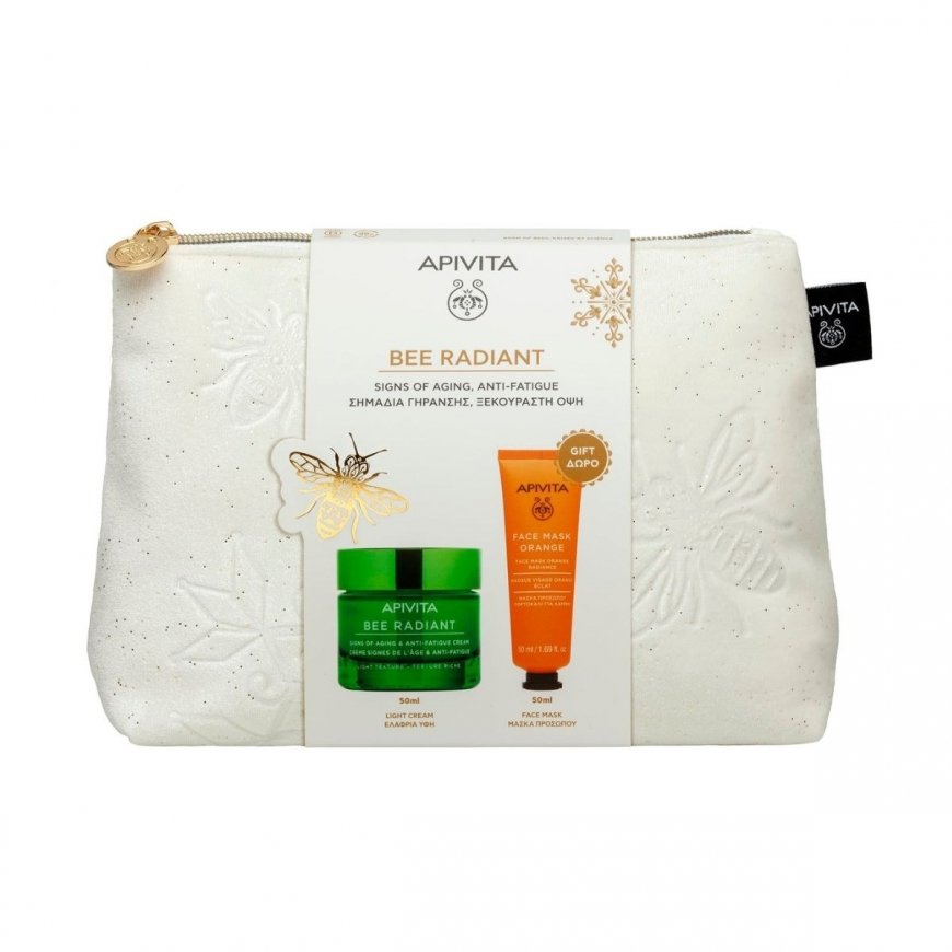 Apivita BEE RADIANT GEEL-KREEM VANEMISE MÄRGID JA VÄSIMUSE VASTANE KOMPLEKT 2 tk – 2