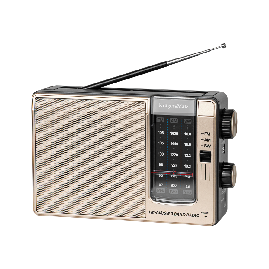 Portable Analog Radio Kruger & Matz model KM0830