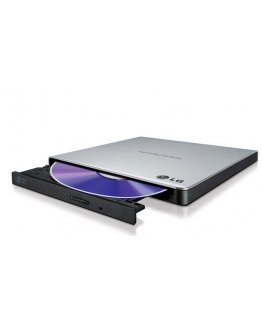 LG GP57ES40 optinių diskų įrenginys DVD±RW Juoda, Sidabras