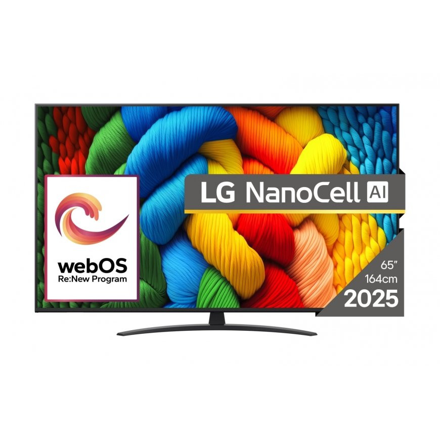 LG NanoCell AI 65NANO81A3A televizors 165